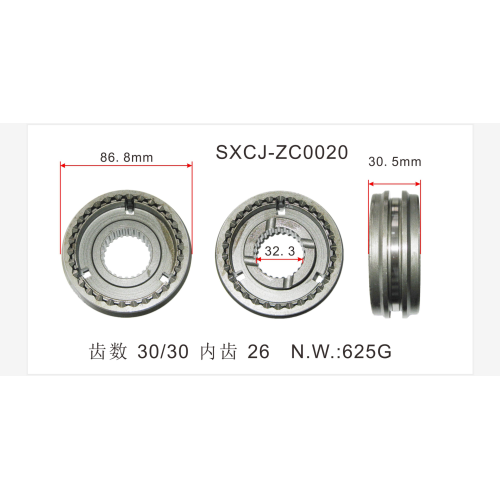 Xe hơi Nhật Bản Hướng dẫn sử dụng Bộ phận Đồng bộ hóa OEM 8-94161-860-0 cho Isuzu 4JA1